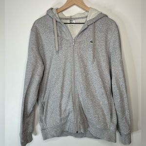 Men’s Lacoste Kangaroo Zip-Up Sweatshirt